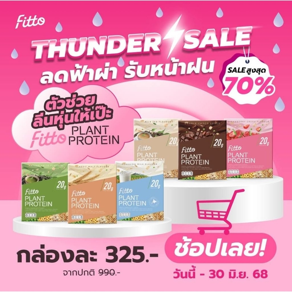 💥ซองละ 15 บ. จำนวนจำกัด!!!💥🤸‍♀FITTO PLANT PROTEIN / Fitto shred x / Fiber🌱 โปรตีนจากพืช 1 ซอง โปรตีน