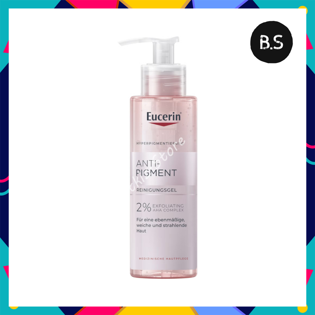 เจลล้างหน้า Eucerin Anti Pigment Cleansing Gel with 2% Exfoliating AHA Complex