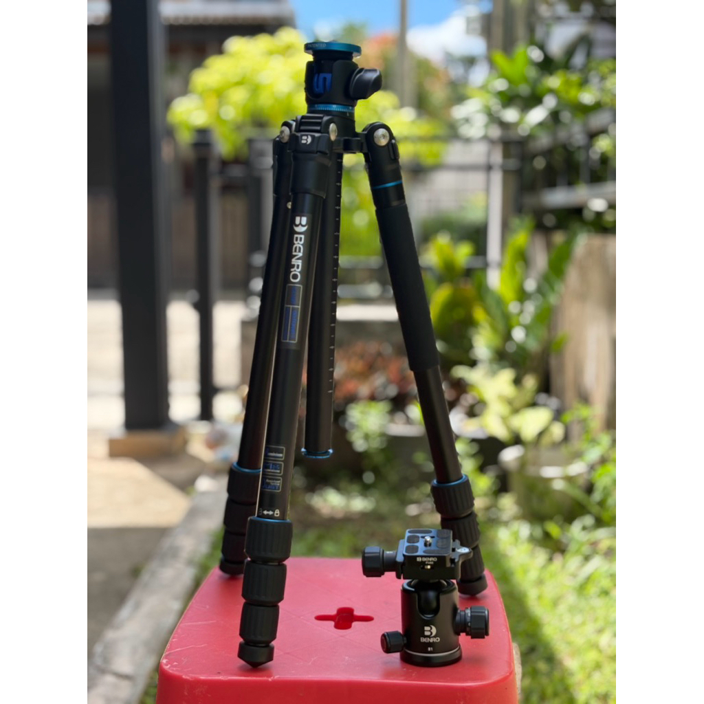 สินค้ามือสองสภาพดี|ใช้งานน้อย  Benro Tripod GA168TB1 – ขาตั้งกล้อง  รองรับการใช้งานแบบกลับหัว,Top Vi