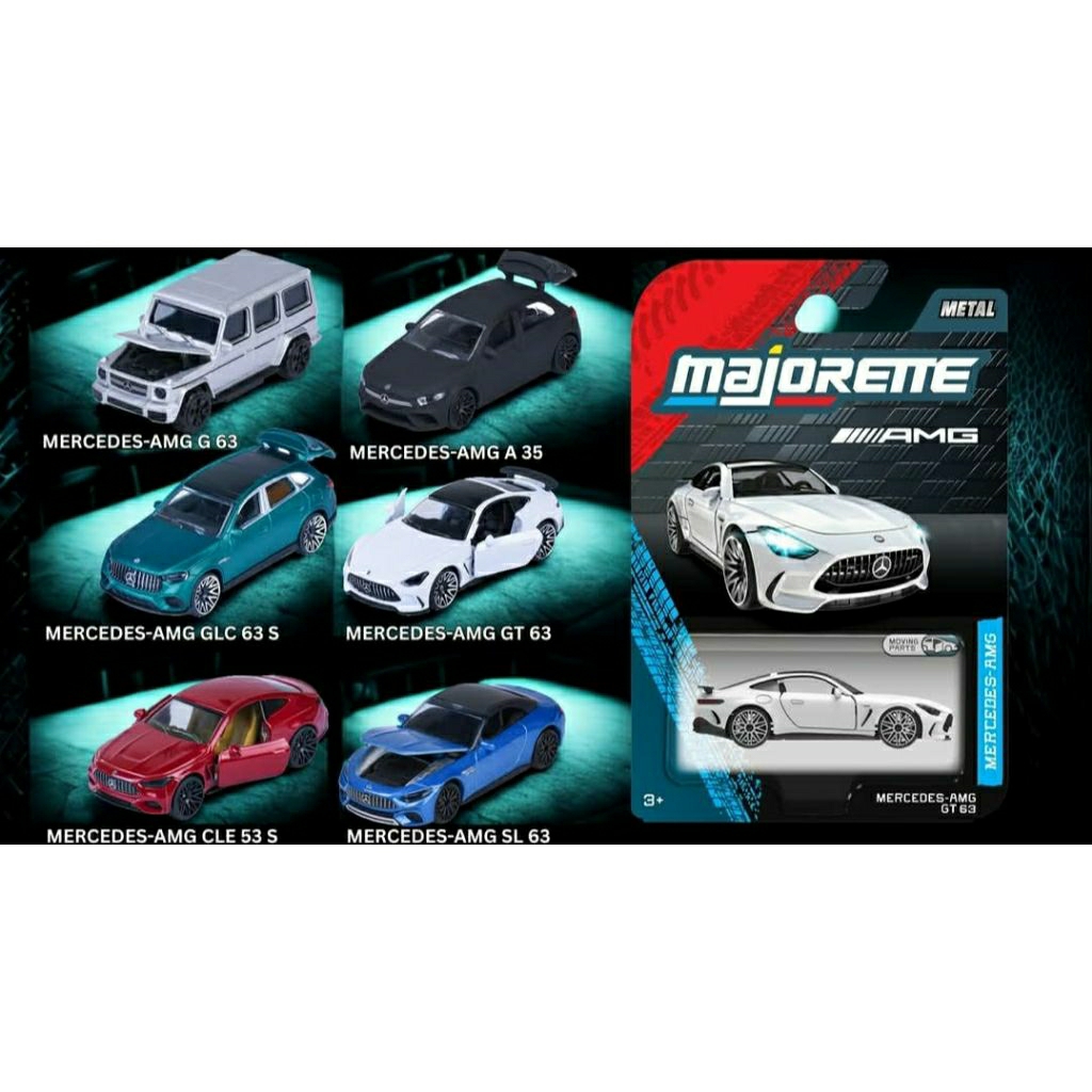 (ลดราคา) Majorette MERCEDES - AMG DELUXE CARS / AMG PREMIUM CARS สินค้าซีลในแพ็ค งานลิขสิทธิ์แท้ - รูปที่ 4