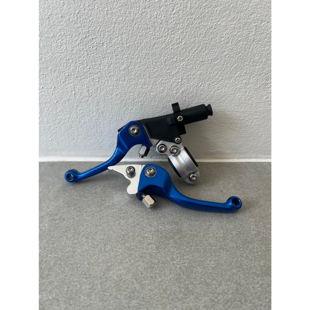 มือเบรคมือครัช WR155 CNC คลัทช์ 7/8นิ้ว 22มม น้ำเงิน