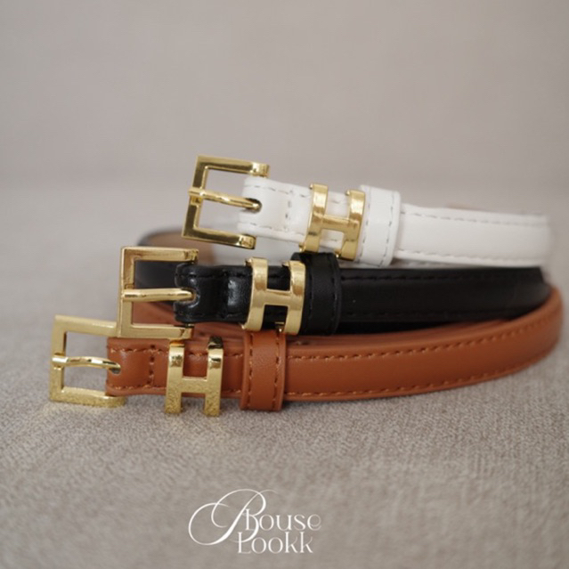 เข็มขัดอะไหล่ทองเส้นเล็กกำลังดี