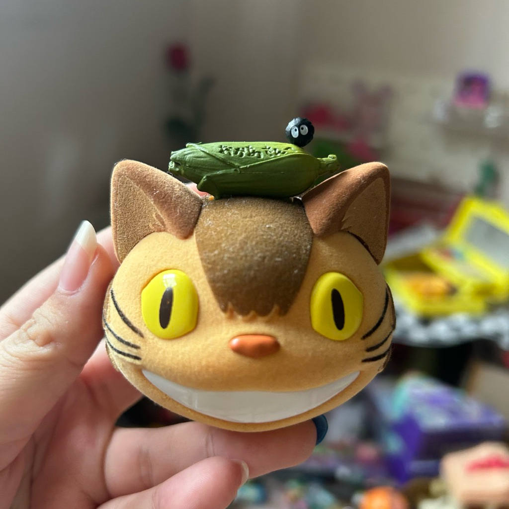 studio Ghibi จิบลิ กาชาปอง หัวเป็นแหวนถอดออกมาได้ มีปั๊ม โตโตโร่ Totoro แมวบัซ บัซ