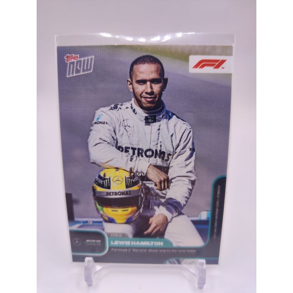 การ์ด f1 topps now lewis hamilton
