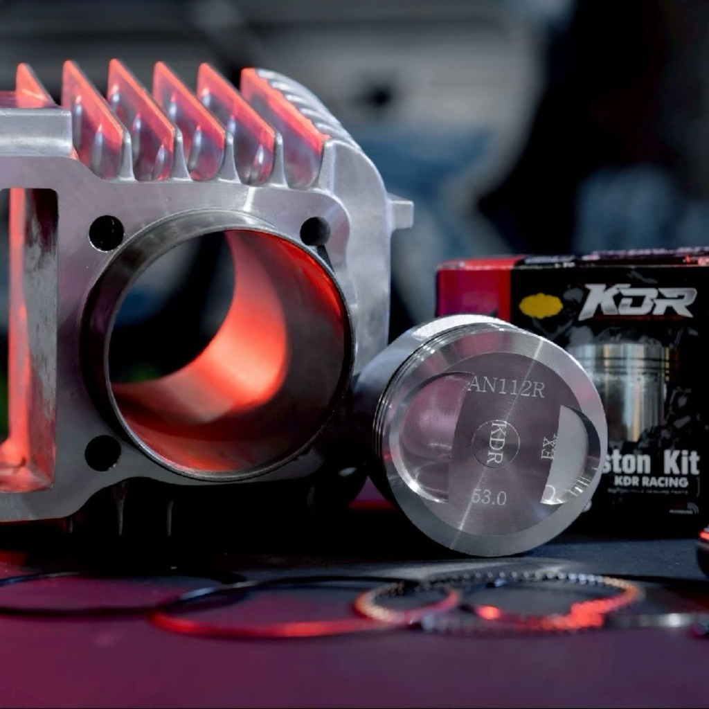 เสื้อ w110i KDR 53/54/56 พร้อมลูก CNC พร้อมหลบวาล์ว