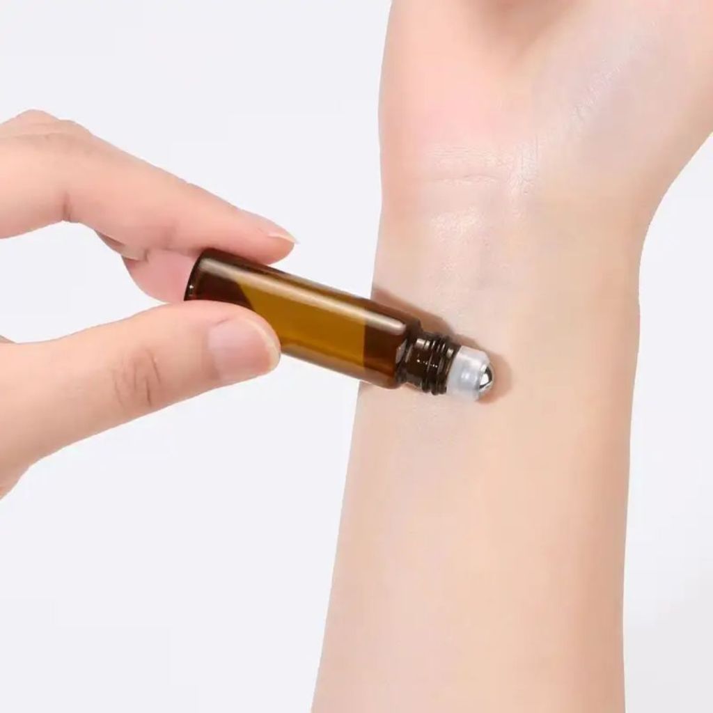 [COSS]ขวดลูกกลิ้งแก้วRB16 / 5ml 10ml  ขวดน้ำหอมแบบลูกกลิ้ง หัวสแตนเลส แบบพกพา พร้อมส่ง ราคาถูก ราคาสุดคุ้ม - รูปที่ 6