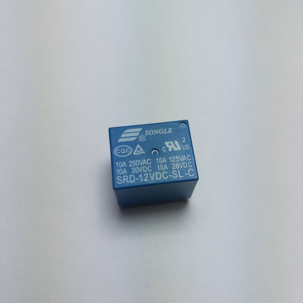 รีเลย์ 12v 5 ขา 10A 250VAC SRD-12VDC-SL-C