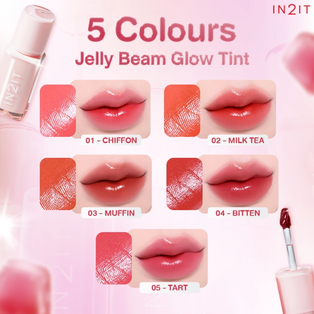 IN2IT Jelly Beam Glow Tint - ลิปทิ้นท์เนื้อเจลลี่ (JGT) thumbnail 5