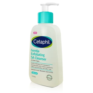 [แพ็คคู่] เซตาฟิล Cetaphil Gentle Exfoliating SA Cleanser เจลล้างหน้า สำหรับผิวไม่เรียบเนียน เป็นสิว ผิวแพ้ง่าย 473ml