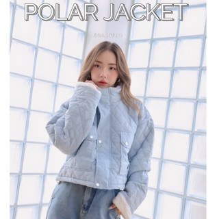 FABLEME ✨- POLAR JACKET แจ็คเก็ตบุขนลายตาราง A93