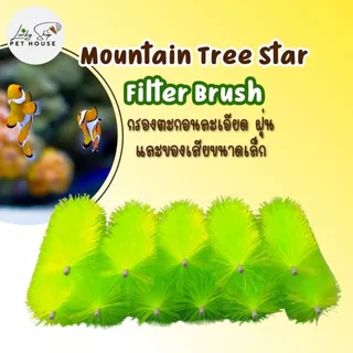 🌿Mountain Tree Star Filter Brush✨ ที่กรองตะกอนละเอียด ฝุ่น และของเสียขนาดเล็ก (หัว2เกลียว)