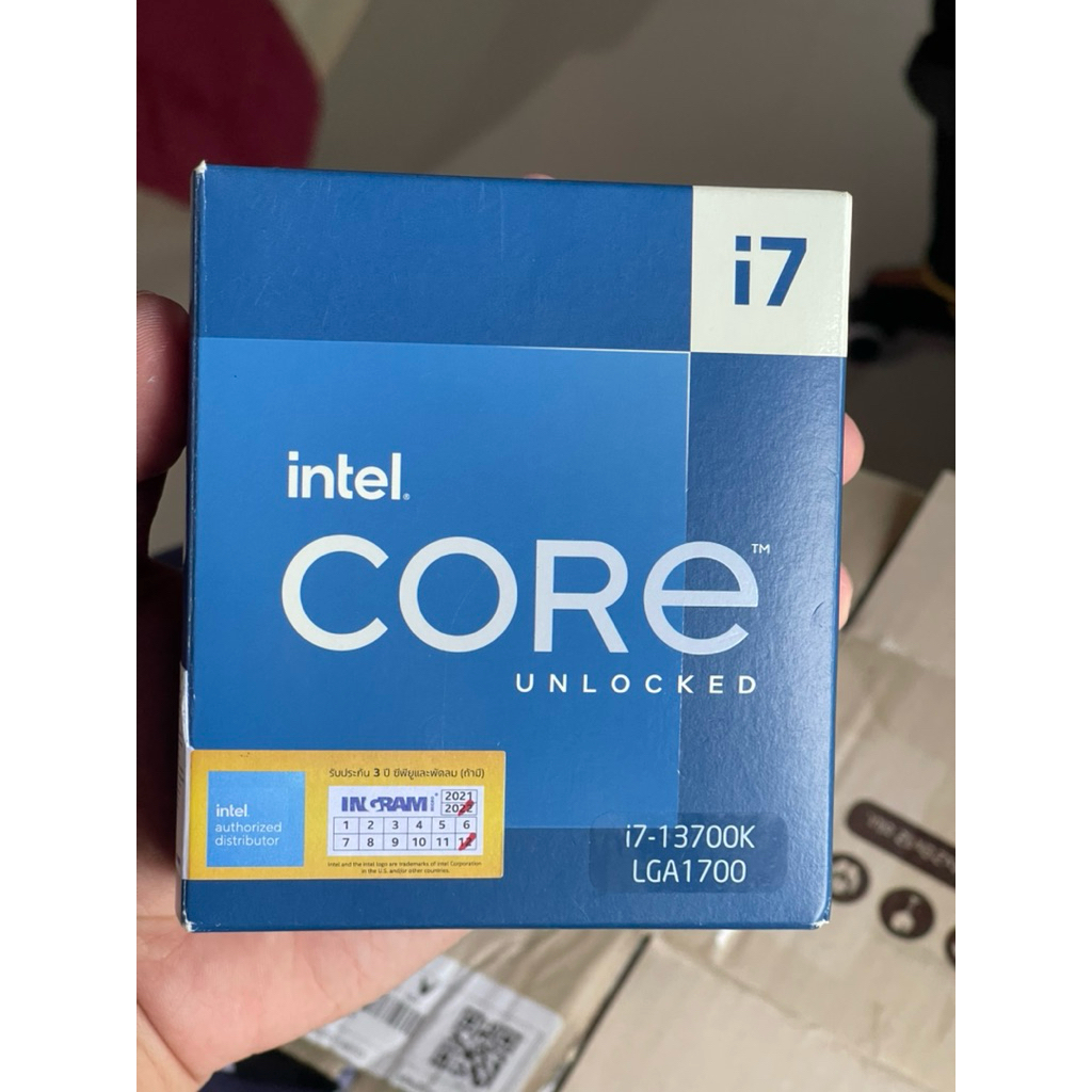 cpu intel i7 13700kมือสองมีประกัน2ปี+