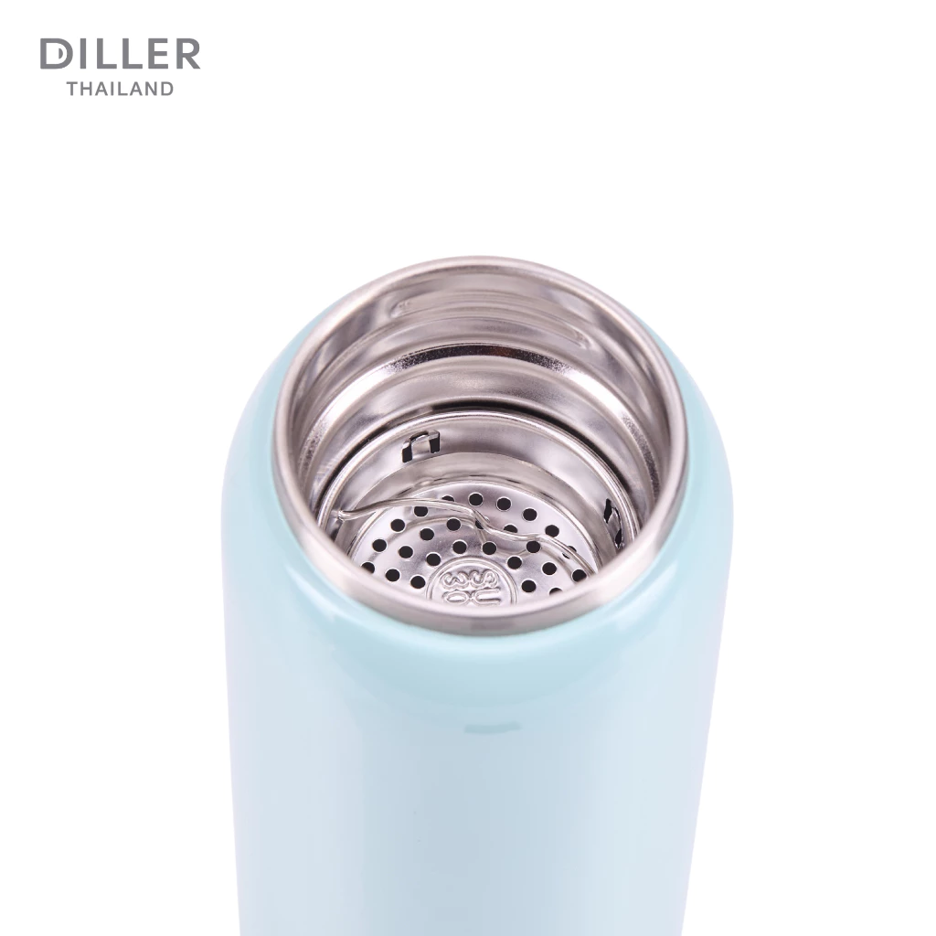 พร้อมส่งจากไทย Diller Thermo Flask 280 ml. (MLH9320) กระติกเก็บความร้อนและเย็น สแตนเลส 2 ชั้นเก็บเย็น24ชม. thumbnail 9