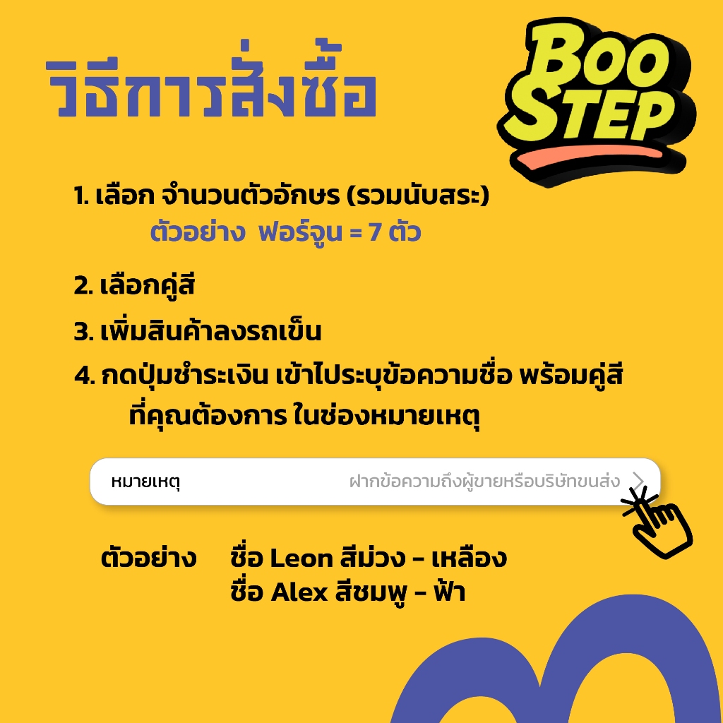BooStep ชื่อการ์ตูนติดรองเท้า รองเท้า CROCS ใส่ภาษาไทยได้ไม่เหมือนใคร รูปที่ 2