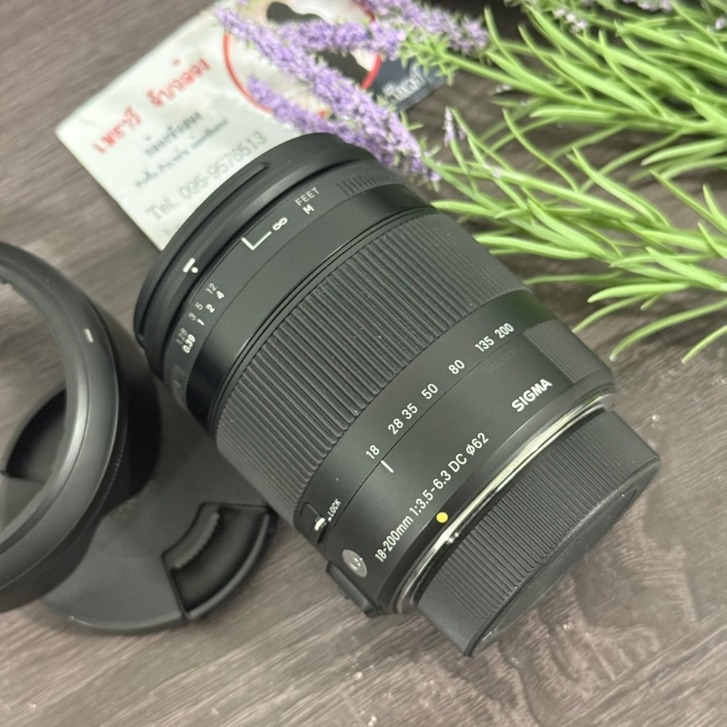 เลนส์ sigma 18-200  for nikon