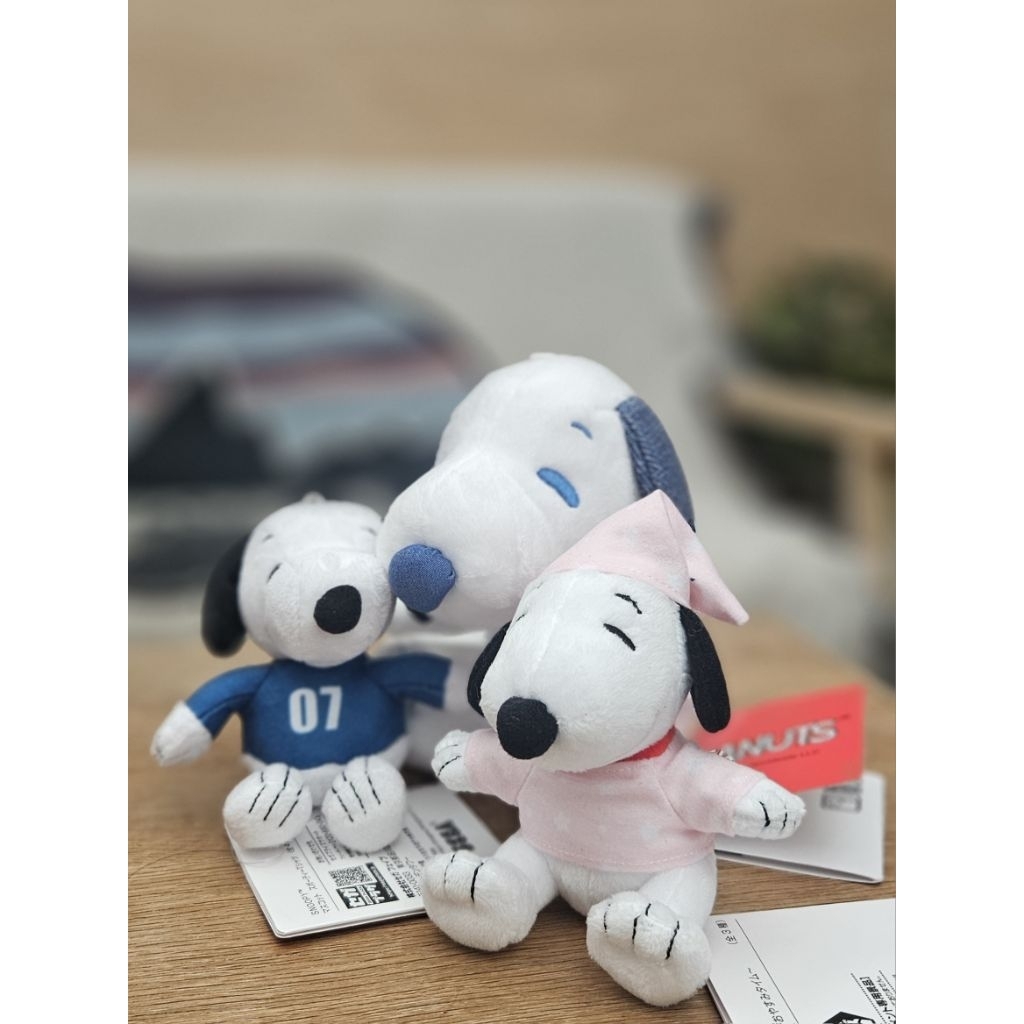 ตุ๊กตาสนูปปี้ Snoopy ตัวเล็กตัวน้อย
จากญี่ปุ่น ป้ายPeanutsแท้ ของปีนี้ ป้าย @2025

*ไม่มีที่ห้อยกระเ