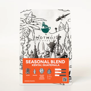 [New] Seasonal Blend เมล็ดกาแฟเบลนคั่วกลาง สู้นม โทน Lemon Caramel Hazelnut | MOTMOT COFFEE