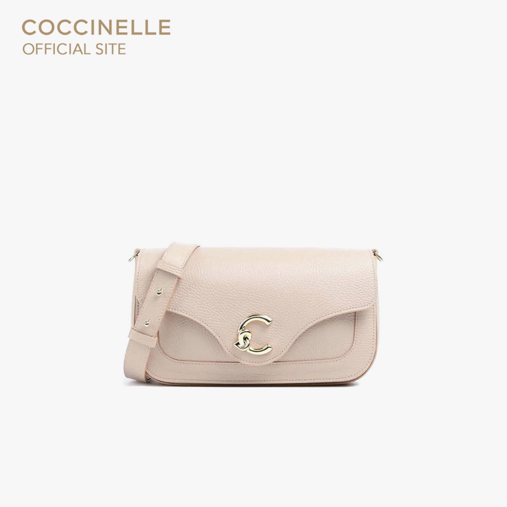 COCCINELLE กระเป๋าสะพายไหล่ผู้หญิง รุ่น C-ME SHOULDER BAG 120301 สี ROSETTE