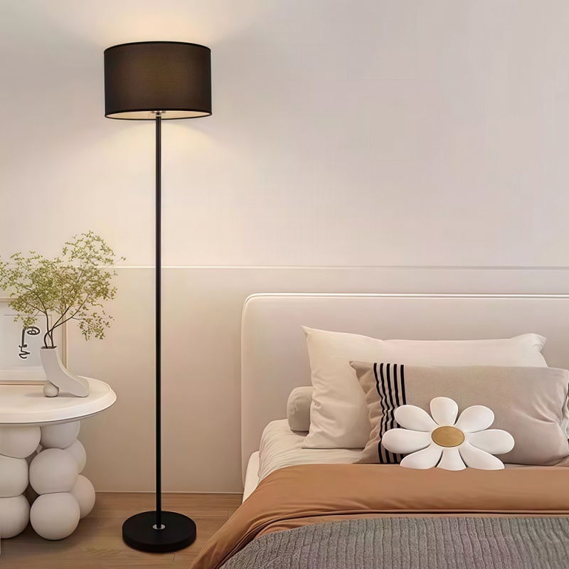 นอร์ดิก โคมไฟพื้น ห้องนั่งเล่น ห้องนอน ข้างโซฟา ทันสมัย การอ่าน การปกป้องดวงตา โคมไฟข้างเตียง ไฟกลางคืน โคมไฟตั้งพื้น - รูปที่ 6