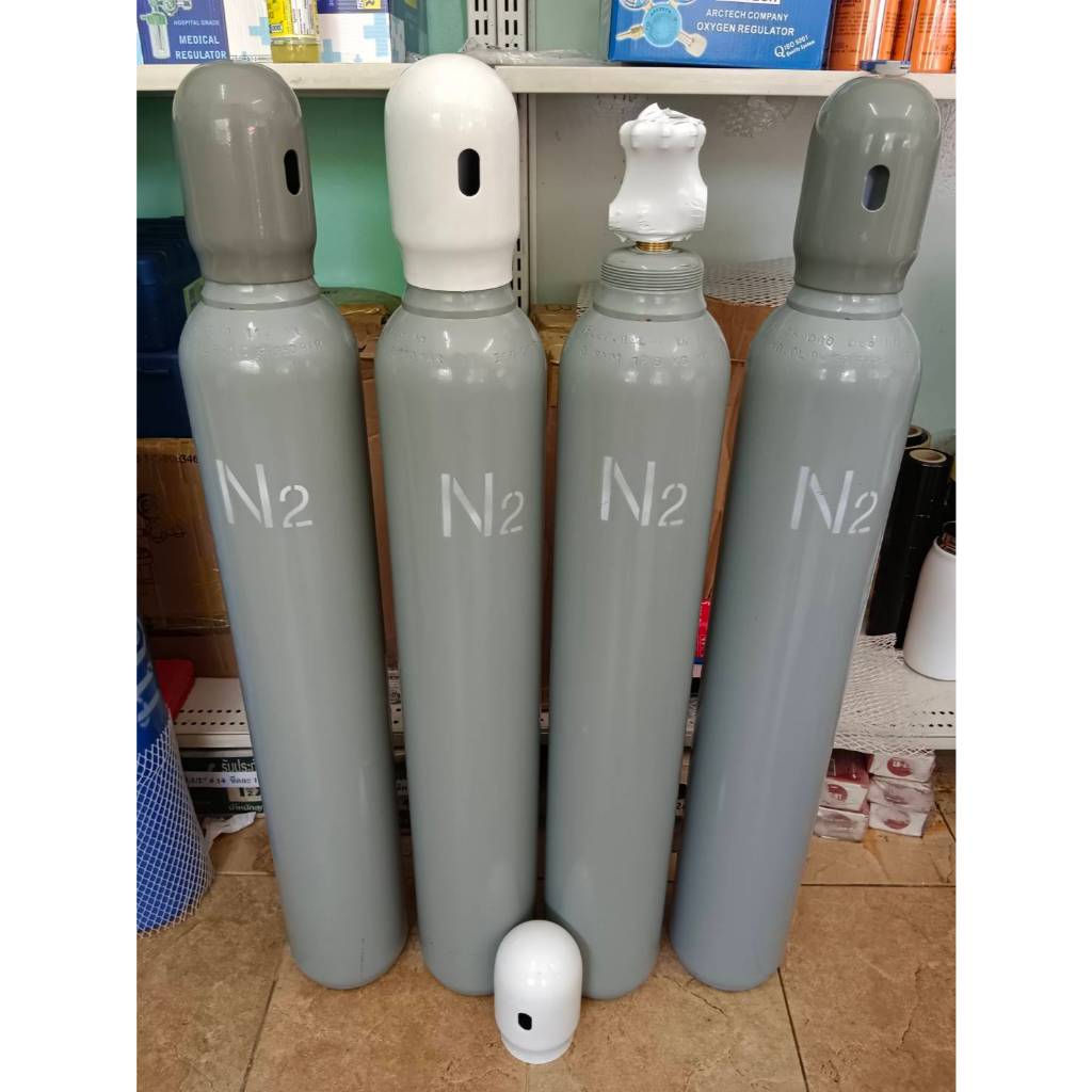 ถัง ไนโตรเจนขนาด 2 คิว พร้อมใช้งาน ถังใหม่ มือ 1( ไนโตรเจน Nitrogen )
