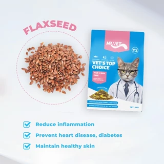 MR.VET Cat Kibble T2 1กก – Rich in Omega-3 สําหรับผิวและเสื้อโค้ทสุขภาพ เหมาะสําหรับแมวทุกวัย