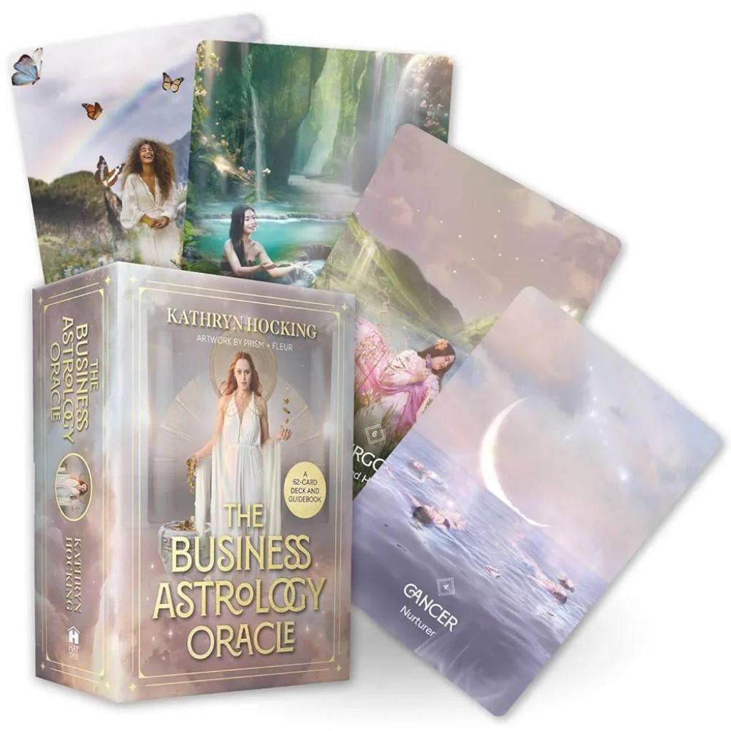Business Astrology Oracle ไพ่ออราเคิลแท้ธีมจักรราศีในเชิงธุรกิจ Oracle Cards Decks