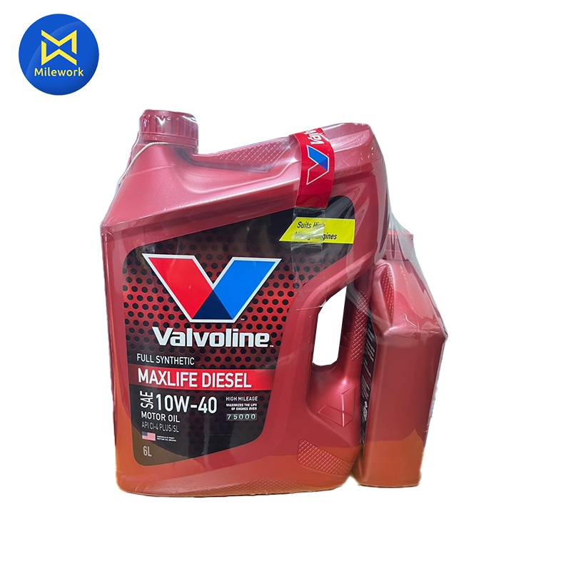 น้ำมันเครื่อง VALVOLINE-DESEL MAXLIFE(10W40)6L แถม1L(150169)