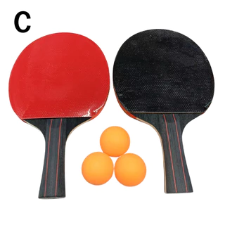 ไม้ปิงปอง 1 คู่ + ลูกปิงปอง 2-3 ลูก Racket สำหรับฝึกซ้อมและแข่งขัน พร้อมกระเป๋าใส่เต็มใบ มี 3 แบบ