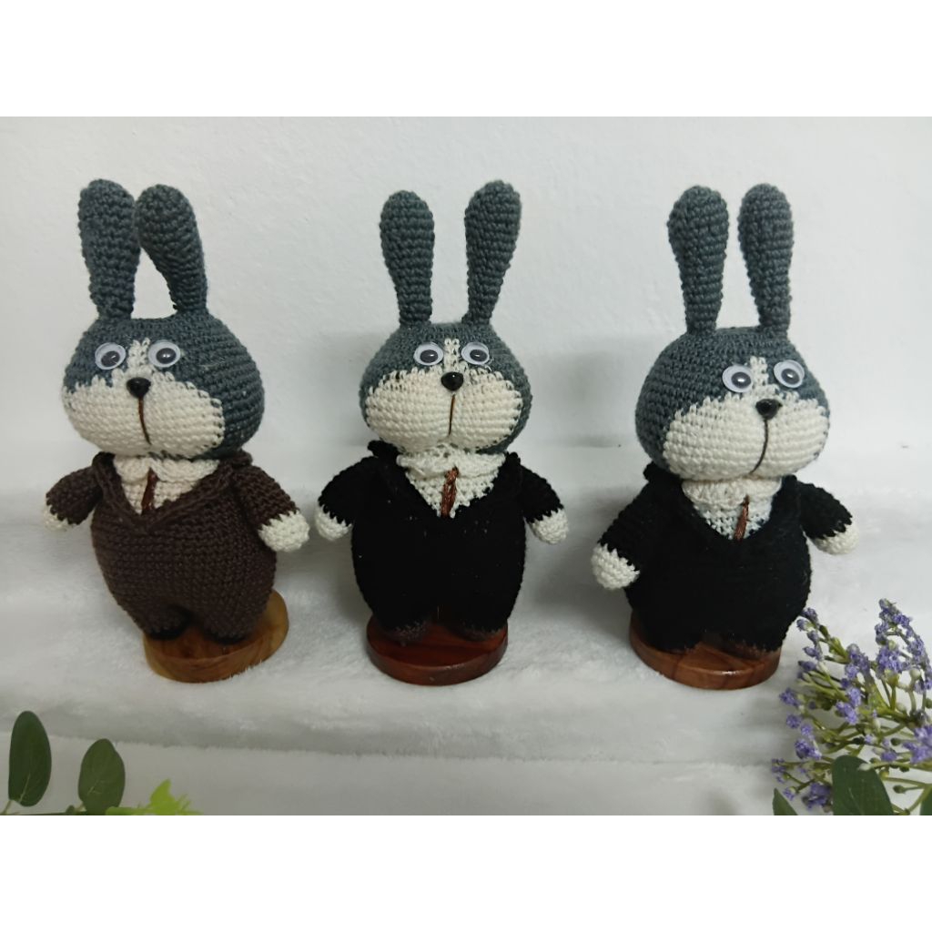 Rabbit Groom in ties