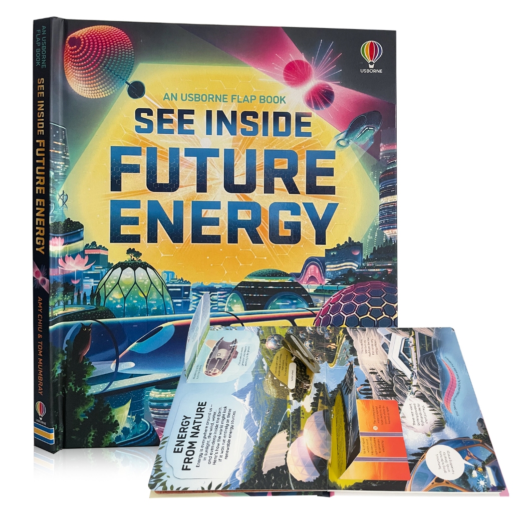Usborne See Inside Future Energy English Picture Books for Kids Science Popularization Encyclopedia Educational Book