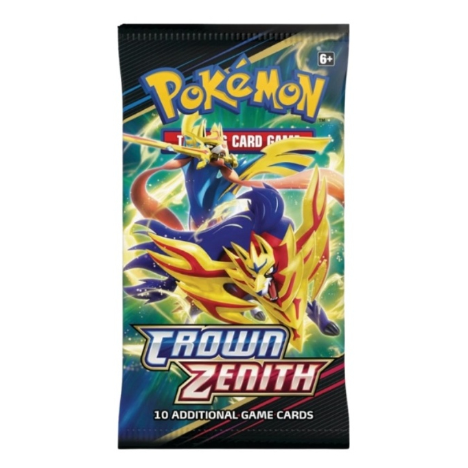 (เก็บโค้ดในVideo/Live) พร้อมส่ง Pokemon TCG Sword & Shield Crown Zenith Booster Pack (Eng ver.)
