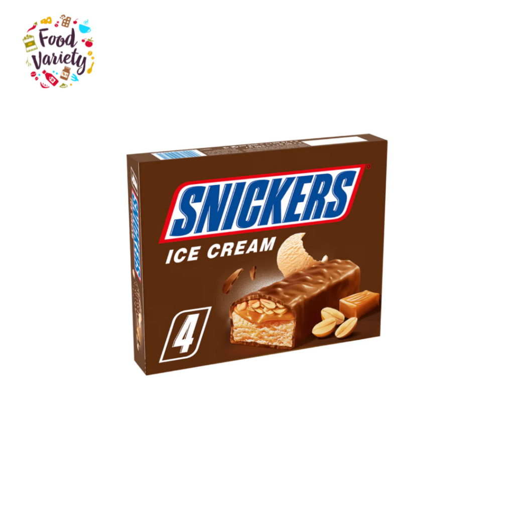 [Bestbefore 30Sep2025] Snickers 4 pack Ice Cream Bars 201 ML