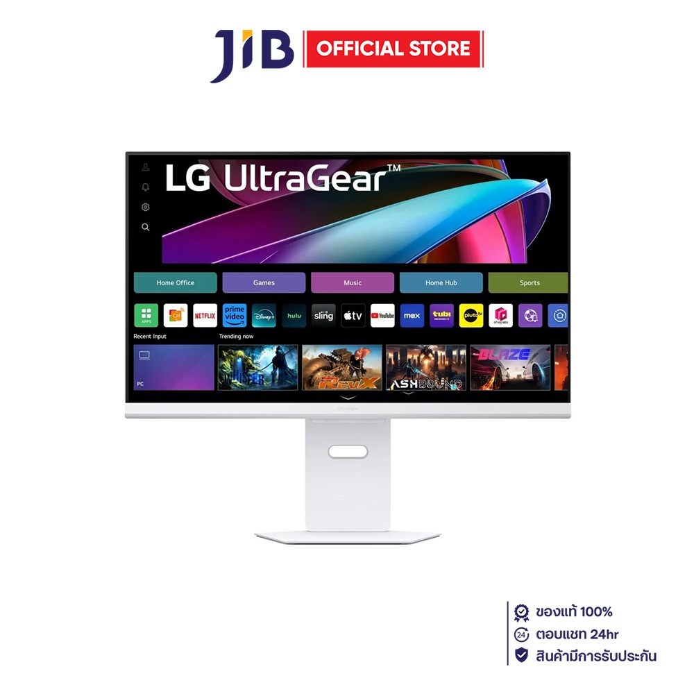 MONITOR (จอมอนิเตอร์) LG ULTRAGEAR 32G810SA-W - 31.5 INCH IPS 4K 144Hz AMD FREESYNC PREMIUM G-SYNC C