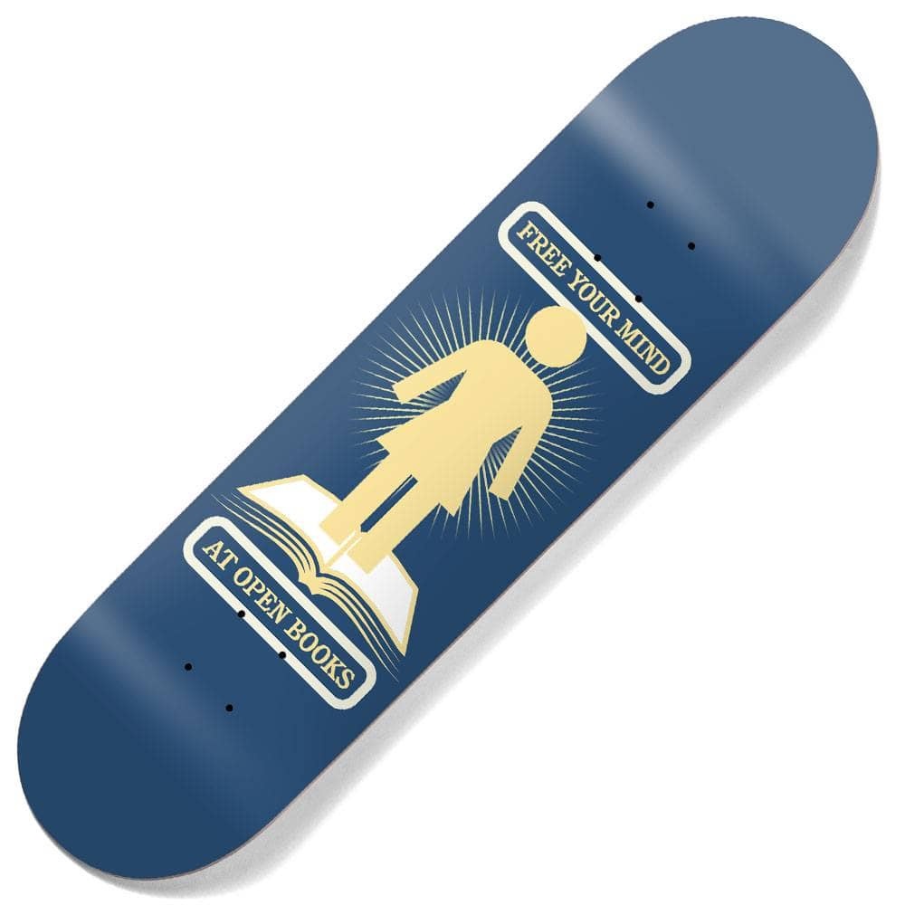 Girl Bennett Open Book Skateboard Deck 8.0"