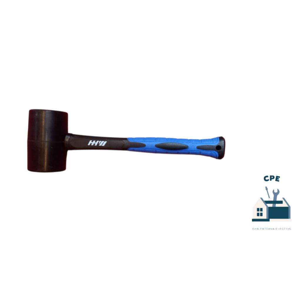 HHW ค้อนยางด้ามไฟเบอร์ Rubber Mallet