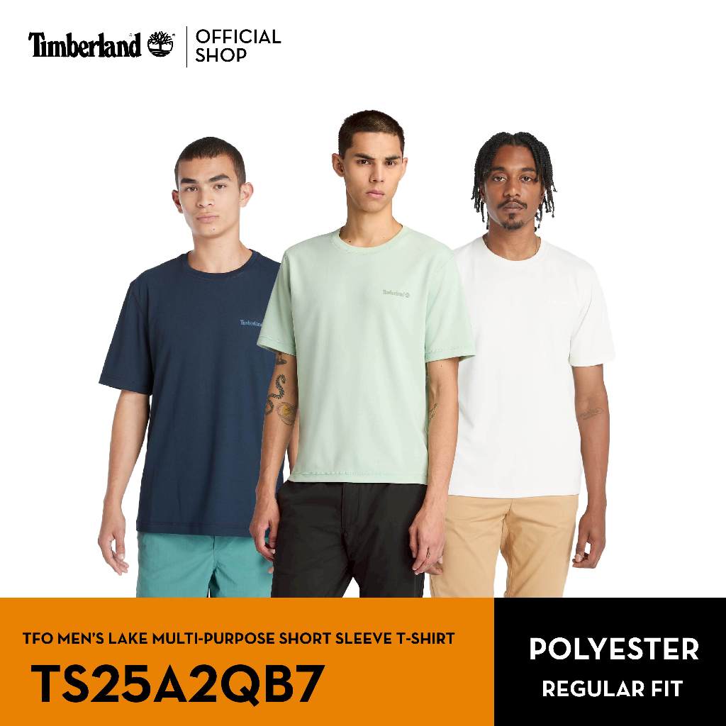 Timberland Men's Multi-Purpose Short Sleeve T-Shirt เสื้อยืด (TS25A2QB7)