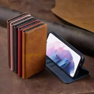 เคสฝาพับหนัง สำหรับ Samsung S25 S24 S23 S22 S21 S20FE S21FE S25Ultra S24Ultra S23Ultra S22Ultra S21Ultra