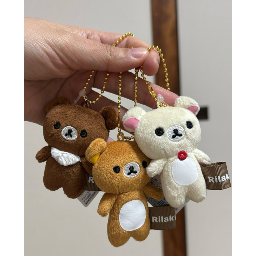 พร้อมส่ง !!! 🇯🇵San-X Rilakkuma Mini Mini Mini Plush Cleaner Rilakkuma