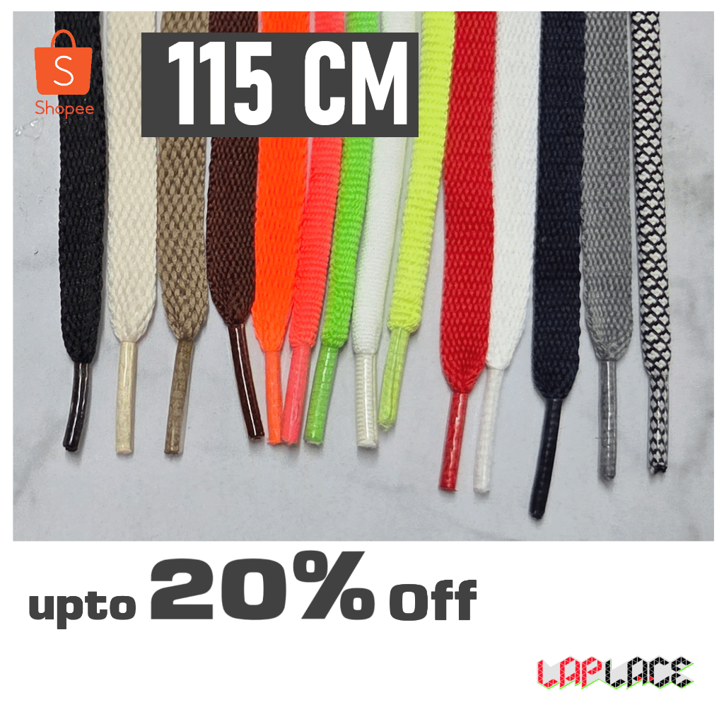 เชือกผูกรองเท้า 115 ซม ▼LapLace▼