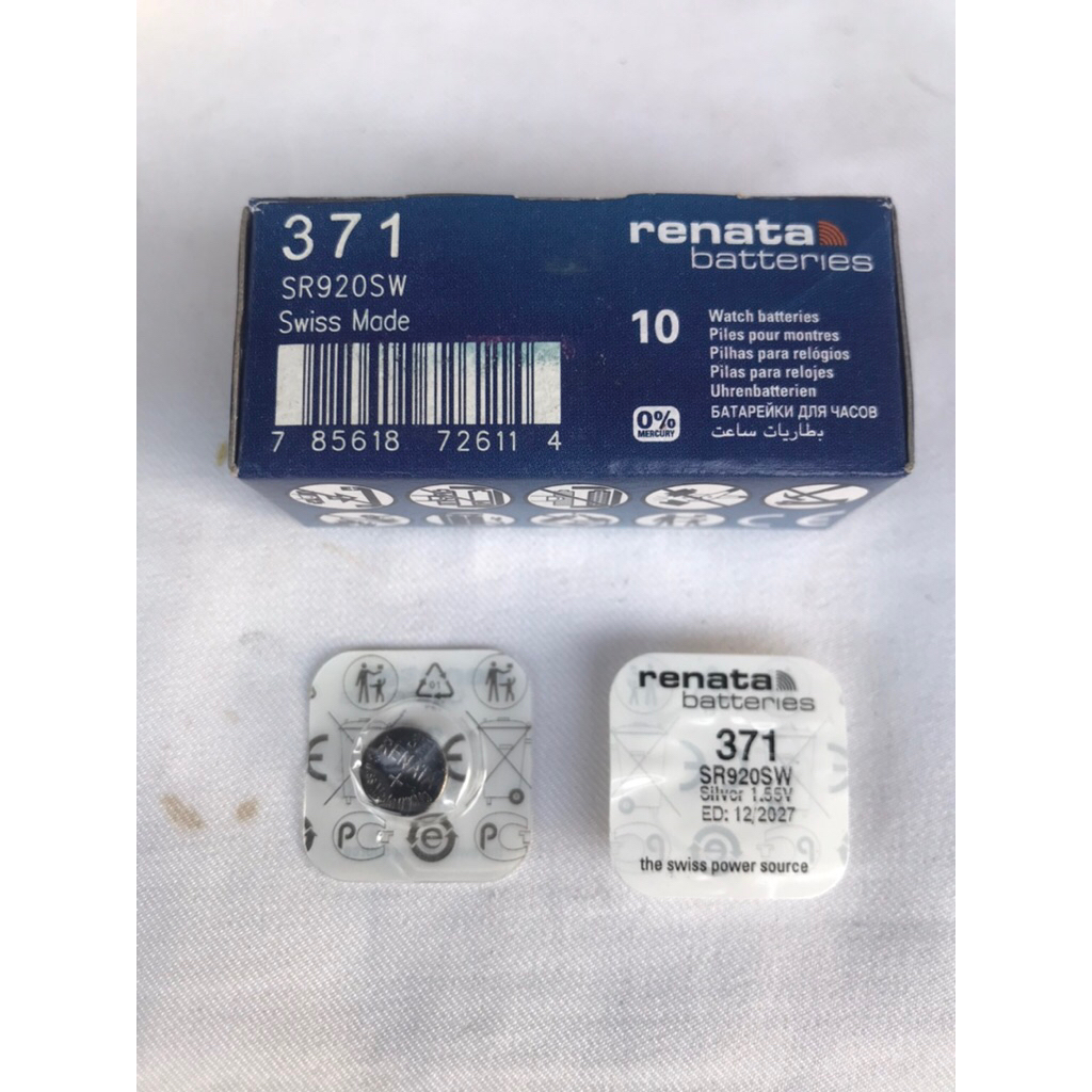 ถ่านกระดุม Renata 371/SR 920SW