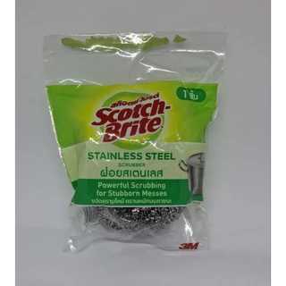สก็อตไบรท์และฝอยสเตนเลสขนาดจัมโบ้ 3M Scotch Brite