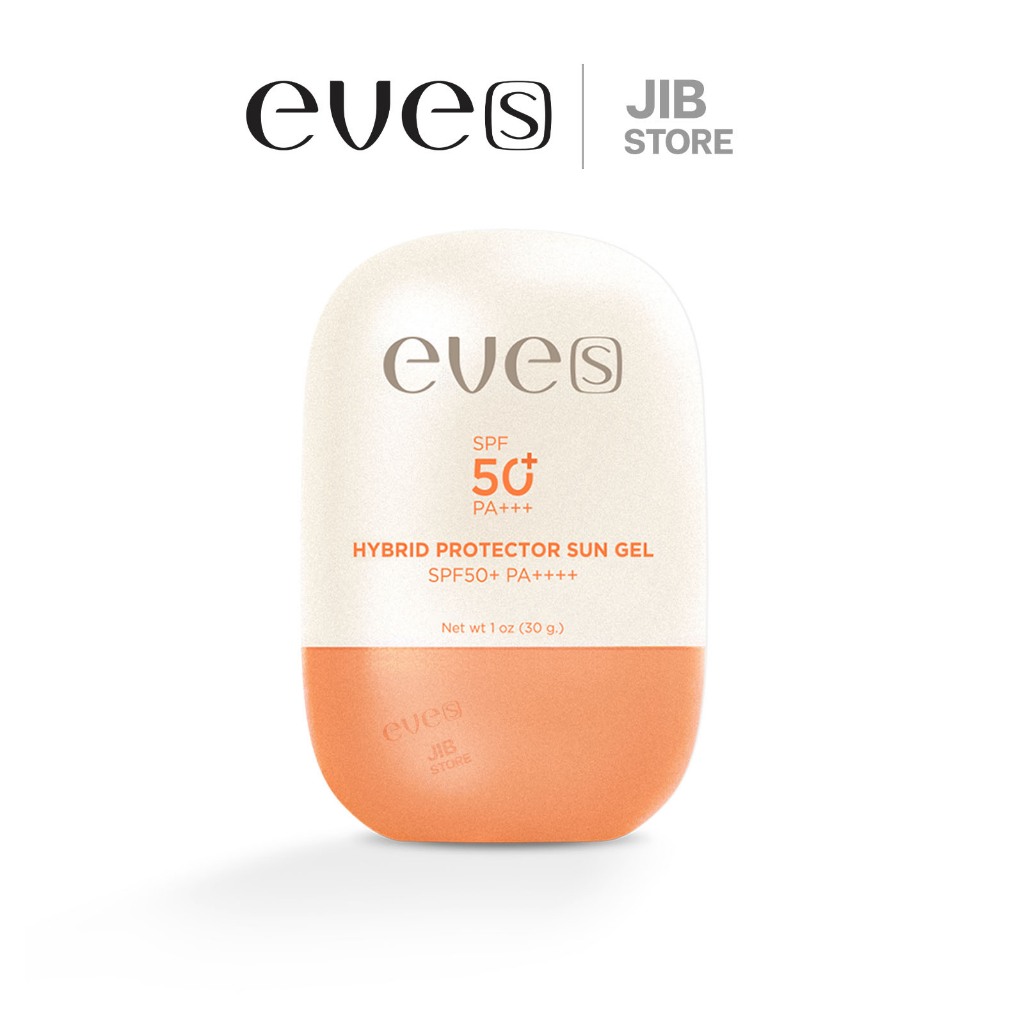 EVE'S ครีมกันแดดซันเจลอีฟส์ SPF 50PA++++ สำหรับผิวหน้า เนื้อบางเบาไม่มีน้ำหอม ผิวแพ้ง่ายคนท้องใช้ได้