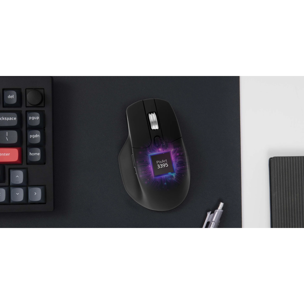 เมาส์ Keychron Gaming Mouse M6 Silent Wireless 1000 Hz – Black ราคา ถูกที่สุด ดีลบีเคเค แกลเลอรีภาพที่ 7
