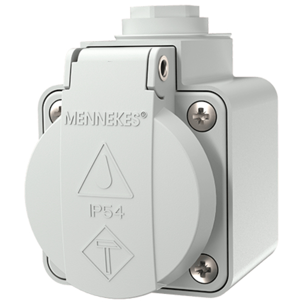 ปลั๊กเยอรมันตัวเมียติดลอย กันน้ำ IP44 230V 50a. 60Hz ″MENNEKES″