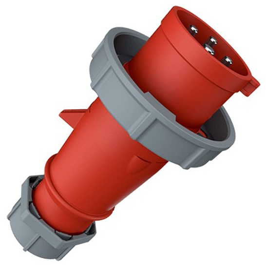 ปลั๊กเพาเวอร์ตัวผู้ กันน้ำ 3H IP67 280 - 440V 50a. 60Hz ″MENNEKES″