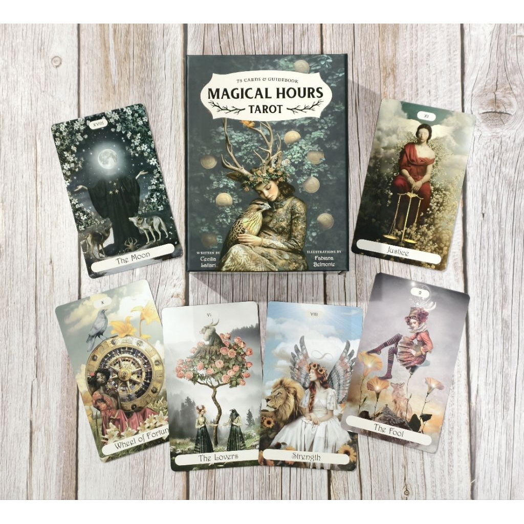 Magical Hours Tarot ไพ่ยิปซีแท้ภาพสวยไพ่ยิปซี ไพ่ทาโร่ต์  Tarot Decks Cards