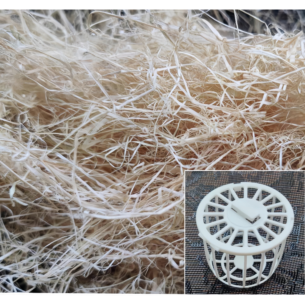 กล่องใส่หญ้าราฟเฟีย ใยมะพร้าว เส้นใยกัญชง สำหรับนกแก้ว อุปกรณ์ตกแต่งกรง - รูปที่ 5
