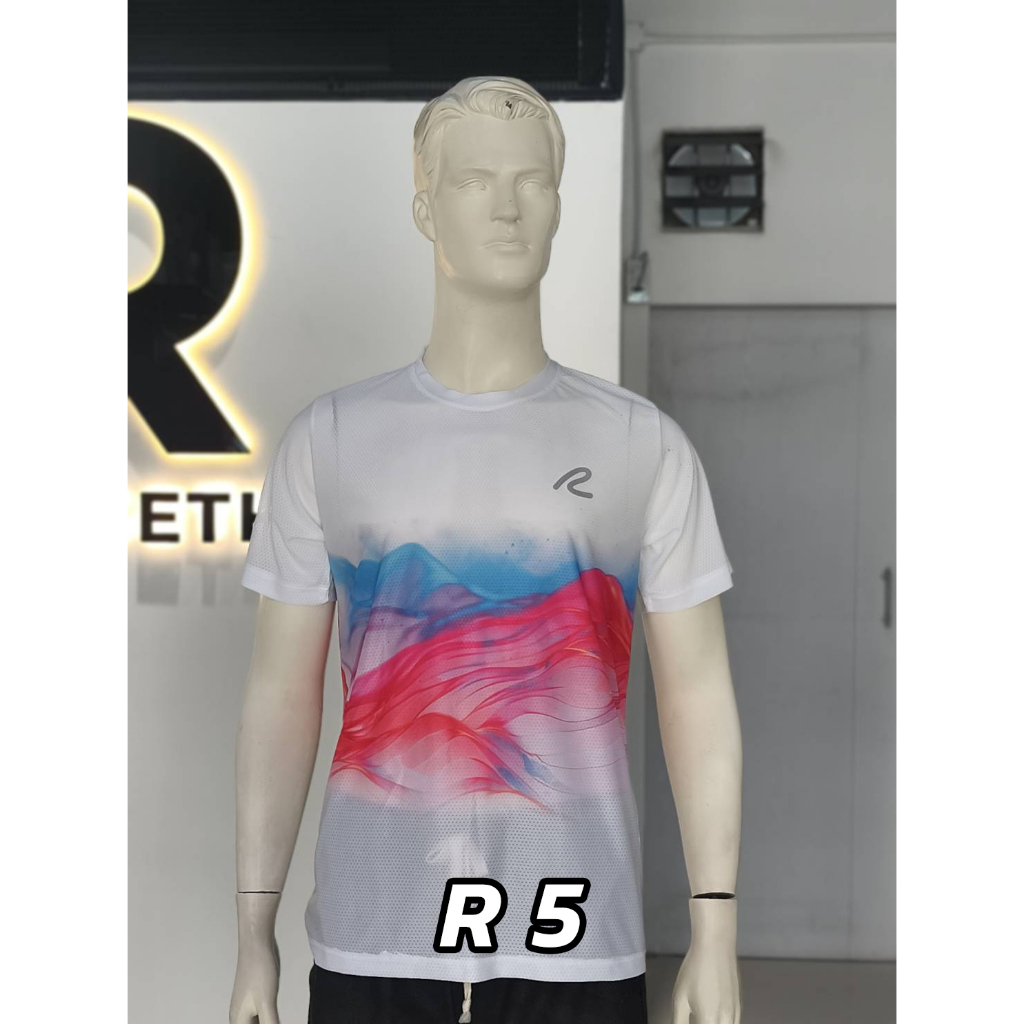 เสื้อวิ่งคอกลมแขนสั้นเนื้อผ้าRabbit25 รหัสสินค้า R05