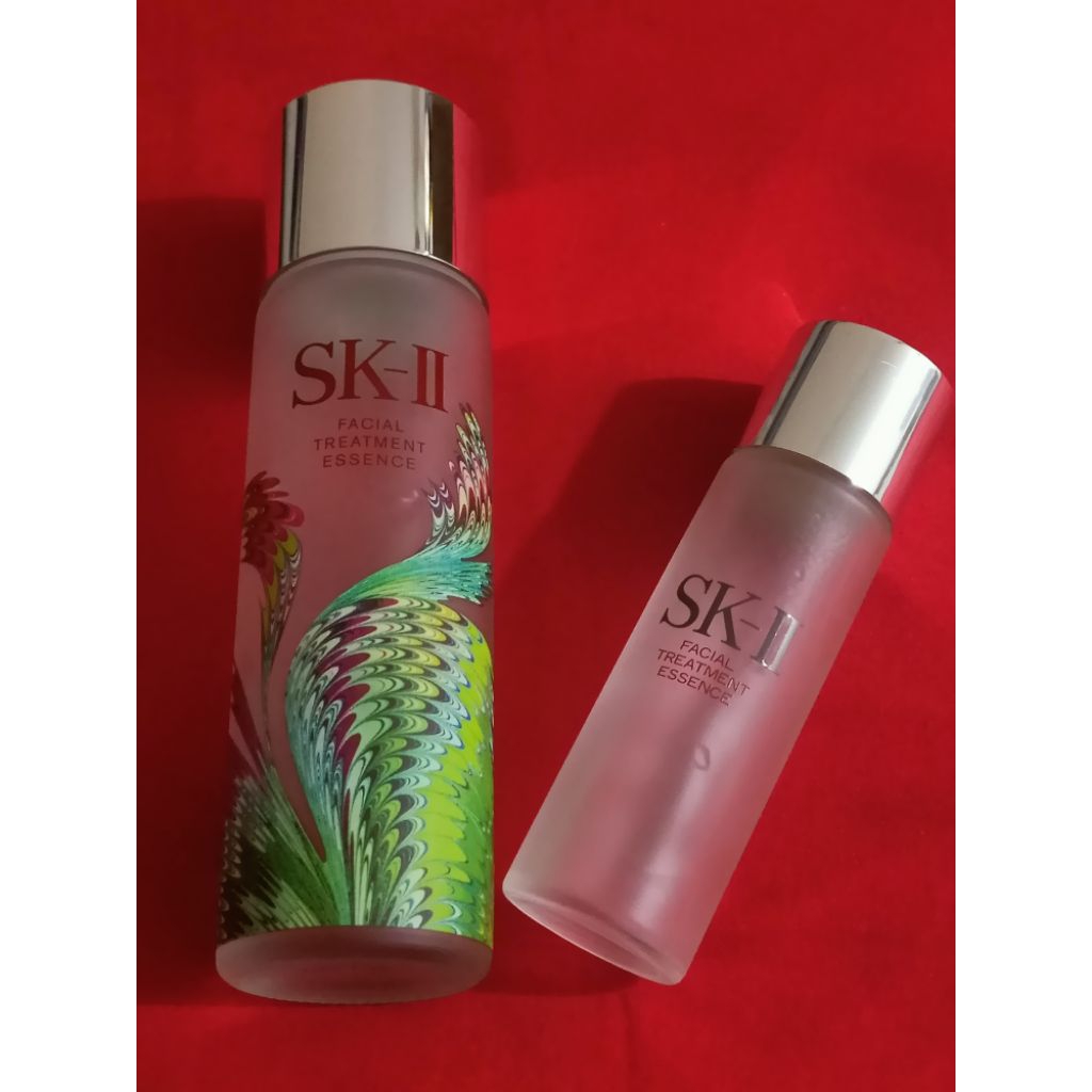ขวดเปล่าน้ำตบSK-llขนาด75ml.,230ml. 2 ขวด