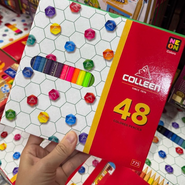Colleen สีไม้คอลลีน 48 แท่ง 48สี ชนิดหัวเดียว